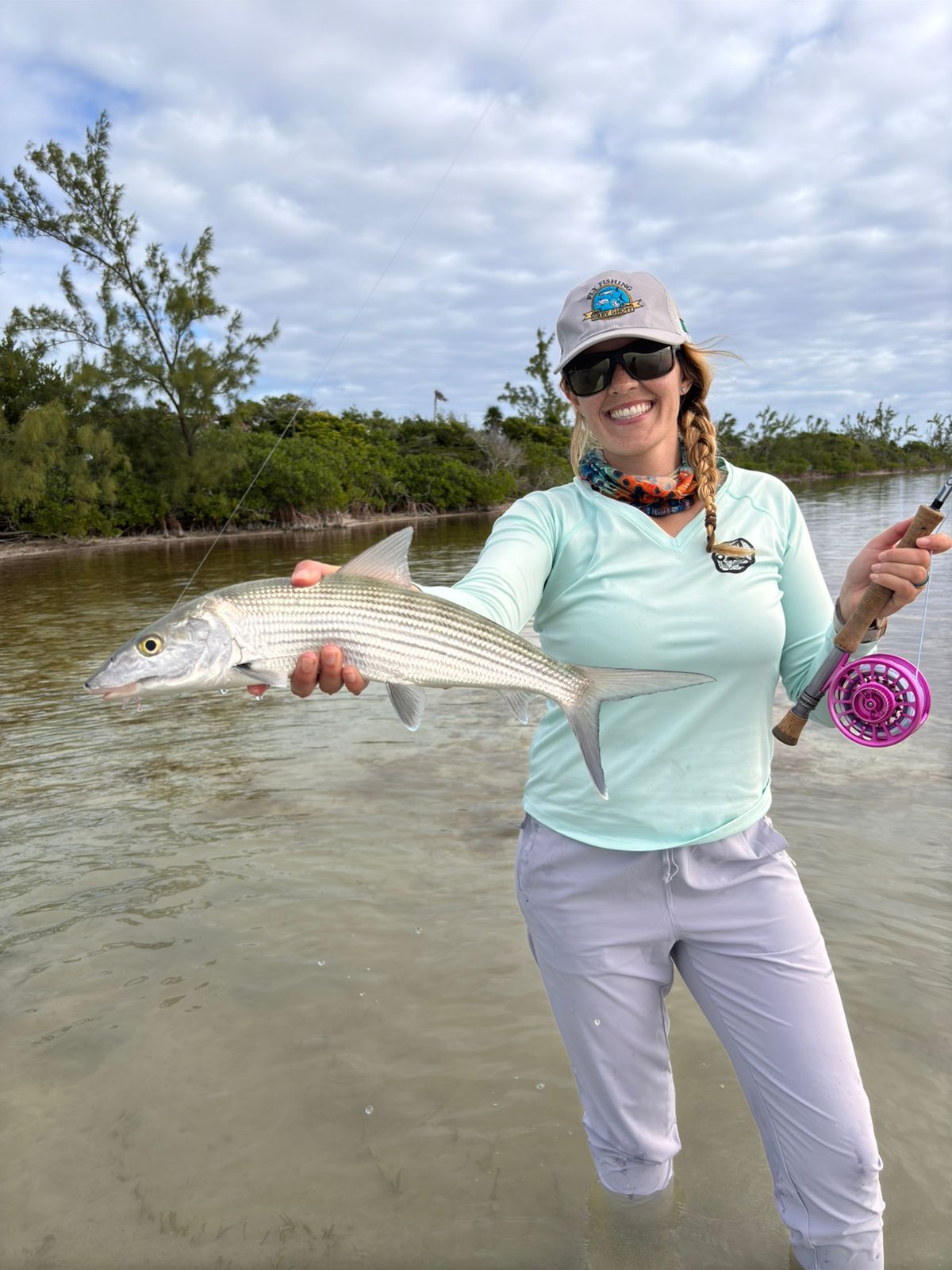 Tarpon and a smile in the Xcalak Flats with Capitan Chepe. Fly Fishing in Xcalak